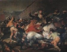 Goya The Second of May 1808, 1814, oil on canvas, Museo del .   ,  