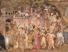 Andrea da Firenze Christ bearing cross to Calvary, 1365-68, . Firenze,  