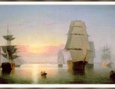 Lane Boston-Harbor-Sunset-sj. ,  