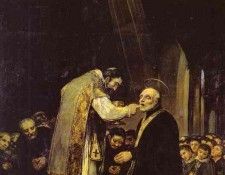 Francisco de Goya - The Last Communion of Saint Jose de Calasanz.   ,  