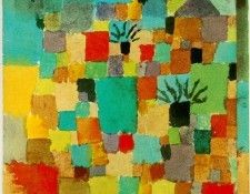 Klee Southern (Tunisian) gardens, 1919, Watercolour, Collect. ����, �����