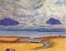 bonnard beach at low tide 1920.  