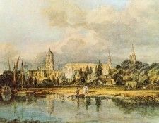 Turner Joseph Mallord William South View of Christ Church etc. from the Meadows. ,   