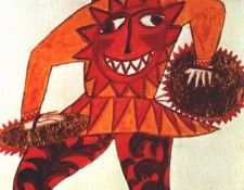 larionov midnight-sun costume-of-the-sun 1915. , 