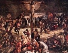 Tintoretto Crucifixion detail1. , 