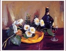 bs-flo- Augustus W Dunbier- Daisies And Benedictine. Dunbier  W