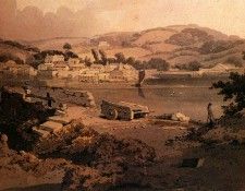 Prout Samuel Landscape With River And Village. , 