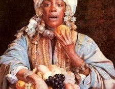 Signorini Giuseppe A North African Fruit Vendor. ���������, ��������