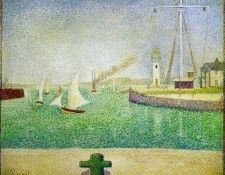 Seurat Entrance to the Port of Honfleur. , 