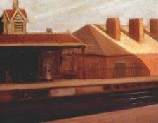 hopper the el station 1908.  