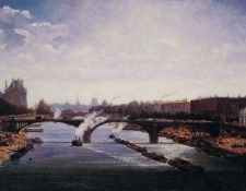 Le pont de solferino Paris. , Gazzoli  