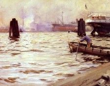 Zorn Anders Hamburgs Hamn. , 
