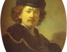 Rembrandt - Self-Portrait with a Gold Chain. ��������� ������� ��� ����