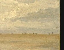 Corot Beach near Etretat, 1872, Detalj 3, NG Washington. ����, ���-������-������