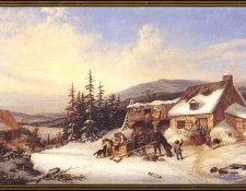 ds-cornelius krieghoff 10 l-the habitant farm (1856). Krieghoff, 