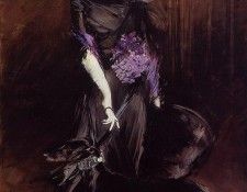 Portrait of the Marchesa Luisa Casati with a Greyhound 1908. Boldini, ��������