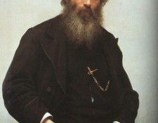 Portrait of Ivan I Shishkin. ,  