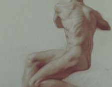 002 Male Figure Drawing. ��������� �������