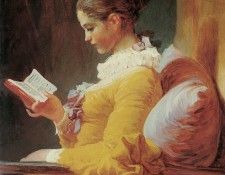 Fragonard Jean Honore Young girl reading. ,  