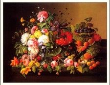 bs-flo- Severin Roesen- Still Life- Flowers And Fruit-02. Roesen, �������