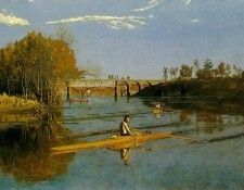 EAKINS MAX SCHMITT IN A SINGLE SCULL MOMA NY. , 