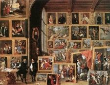 TENIERS David the Younger The Gallery Of Archduke Leopold In Brussels 1640. ,  