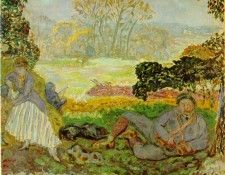 Bonnard Jakten, ca 1915, 110x127 cm, Goteborgs konstmuseum. , 