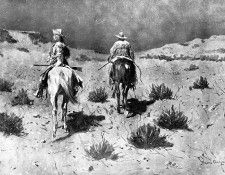 Fr 010 Government Scouts--Moonlight FredericRemington sqs. Remington, 