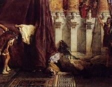 Alma Tadema Ave Caesar! Io Saturnalia!. - 