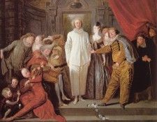 Watteau Les Comediens italiens. �����, ���-������