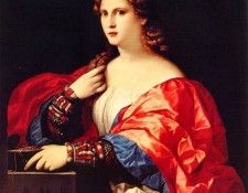 il Vecchio, Palma - Portrait of a Young Woman Known as La Bella 1525 (end. ������, ������-��