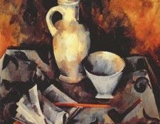osmerkin still life with white bowl 1921. , 