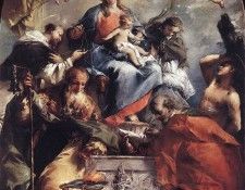 GUARDI Gianantonio Madonna and Child with Saints. ,  