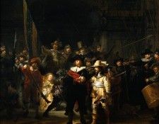 The Company of Frans Banning Cocq and Willem van Ruytenburch known as the -Night Watch- (��������� - ������ �����). ��������� ������� ��� ����