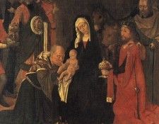 David,G. The Adoration of the Magi, 1490, watercolor on canv. , 