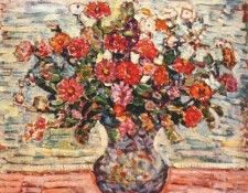 prendergast flowers in a vase c1917. �����������, �����
