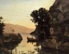 Corot View at Riva Italian Tyrol. ����, ���-������-������