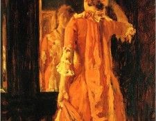 Chase William Merritt Young Woman Before a Mirror. ,  