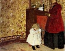 Vuillard Eduard Mre et enfant Sun. , 