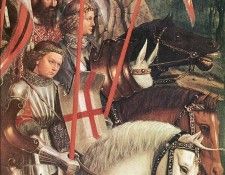 Eyck Jan van The Ghent Altarpiece The Soldiers of Christ detail. ,  