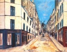 utrillo rue tholoze 1913. , 