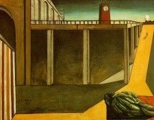 De Chirico - Gare Montparnasse. ������, ������� ��
