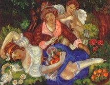 sudeikin allegorical scene 1910s. 