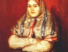 surikov a townswoman (alexandra yemelyanova) 1902. �������, �������