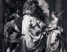 Rubens Modello For St gregory With Saints Domitilla Maurus And Papianus. ,  