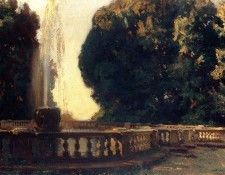 Sargent John Singer Villa Torlonia Fountain. ,  