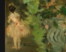 Degas Dancers Backstage, 1876-1883, detalj 1, NG Washington. ����, �����-������-����