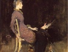 Whistler Black and Red aka Study in Black and Gold (Madge O-Donoghue). �������, ������ ����� ������