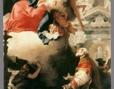 Tiepolo The Virgin Appearing to St Philip Neri. ,  