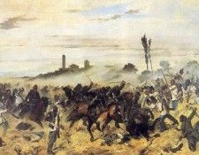 Carica di cavalleria a Montebello (1862) Livorno, Museo Fatt.   